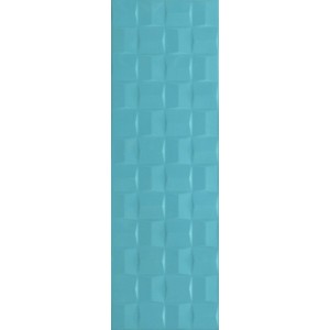 MARAZZI POTTERY TURQUOISE STRUTT. CUBE 3D 25X76