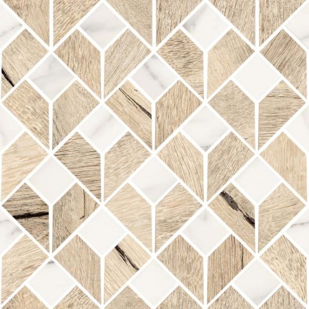 SANT'AGOSTINO CERAMICHE TIMEWOOD FLIP HONEY 29X29 MOSAICO