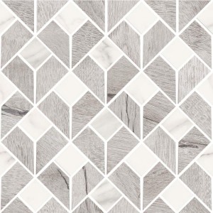 SANT'AGOSTINO CERAMICHE TIMEWOOD FLIP GREY 29X29 MOSAICO