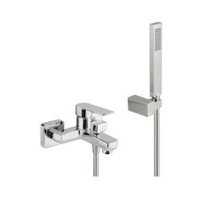 EURORAMA SON MISCLEATORE VASCA ESTERNO CON SET DOCCIA