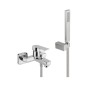 EURORAMA SON MISCLEATORE VASCA ESTERNO CON SET DOCCIA
