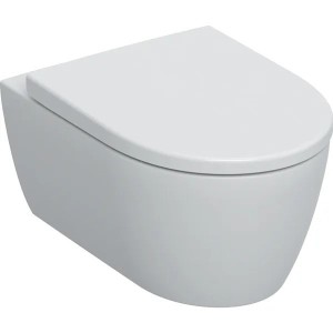 GEBERIT ICON VASO SOSPESO RIMFREE CON SEDILE SLIM SOFT CLOSE