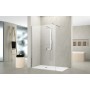 NOVELLINI KUADRA H WALK-IN CRISTALLO TRASPARENTE SP. 8MM - PROFILO CROMO LUCIDO