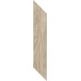 SANT'AGOSTINO CERAMICHE SUNWOOD CHEVRON ALMOND NATURALE 9.4X49 RETTIFICATO - 9MM