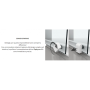 NOVELLINI ZEPHYROS 2.0 2P+F - 1 ANTA SCORREVOLE + 1 LATO FISSO