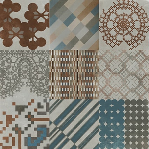 MUTINA AZULEJ COMBINATION GRIGIO 20X20 RETT