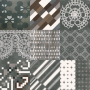 MUTINA AZULEJ COMBINATION NERO 20X20 RETT