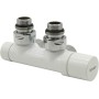 IRSAP KIT GRUPPI VALVOLE A SQUADRO PASSO 50 MM BIANCO