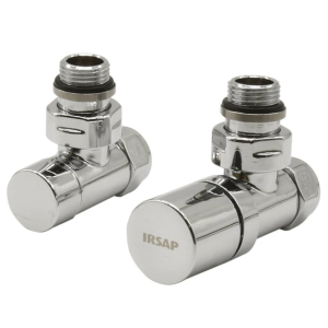 IRSAP KIT VALVOLE E DETENTORI DA 1/2 CROMO