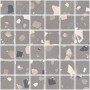 SANT'AGOSTINO CERAMICHE DECONCRETE MOSAICO DE-MEDIUM GREY 30X30