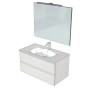 COMPAB B-GO COMPOSIZIONE FINITURA IGLOO L. 95 CM P. 50 CM H. 50 CM - COMPLETO DI SPECCHIO E FARETTO