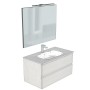 COMPAB B-GO COMPOSIZIONE FINITURA IGLOO L. 95 CM P. 50 CM H. 50 CM - COMPLETO DI SPECCHIO E FARETTO