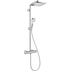 HANSGROHE CROMETTA E SHOWERPIPE 240 1JET CON TERMOSTATICO CROMO