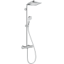 HANSGROHE CROMETTA E SHOWERPIPE 240 1JET CON TERMOSTATICO CROMO