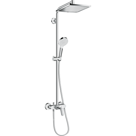 HANSGROHE CROMETTA E SHOWERPIPE 240 1JET CON MISCELATORE MONOCOMANDO CROMO