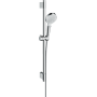 HANSGROHE CROMETTA SET DOCCIA VARIO CON ASTA DOCCIA 72 CM BIANCO/CROMO