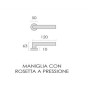 ATHENA  MANIGLIA GOCCIA ABS