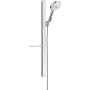 HANSGROHE RAINDANCE SELECT S SET DOCCIA 120 3JET CON ASTA DOCCIA 90 CM E PORTASAPONE BIANCO/CROMO