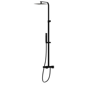 NEUERGONOMISCHER TELESKOP-DUSCHSÄULE MIT THERMOSTATISCHER MISCHBATTERIE