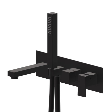 NEWFORM  ERGO-Q GRUPPO VASCA PARETE CON DEVIATORE, BOCCA E SET DOCCIA