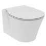 IDEAL STANDARD CONNECT AIR VASO AQUABLADE SOSPESO CON SEDILE NORMALE BIANCO LUCIDO