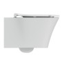 IDEAL STANDARD CONNECT AIR VASO AQUABLADE SOSPESO CON SEDILE RALLENTATO BIANCO LUCIDO