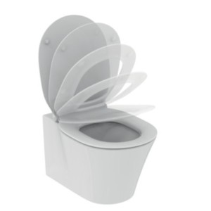 IDEAL STANDARD CONNECT AIR VASO AQUABLADE SOSPESO CON SEDILE RALLENTATO BIANCO LUCIDO