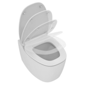 IDEAL STANDARD DEA VASO SOSPESO AQUABLADE CON SEDILE SOFT CLOSE BIANCO LUCIDO