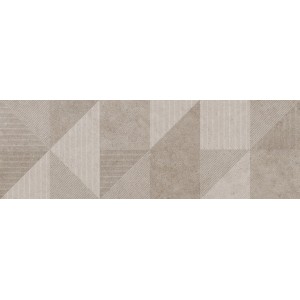 RAGNO CERAMICHE RICHMOND DECORO GEO TAUPE TOUCH 33X100 RETT.