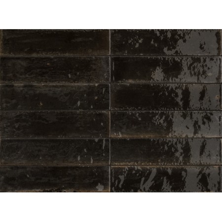 RAGNO CERAMICHE LOOK NERO GLOSSY 6X24