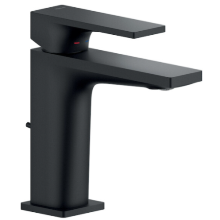 NOBILI SEVEN MISCELATORE LAVABO C/SCARICO AUTOMATICO NERO OPACO