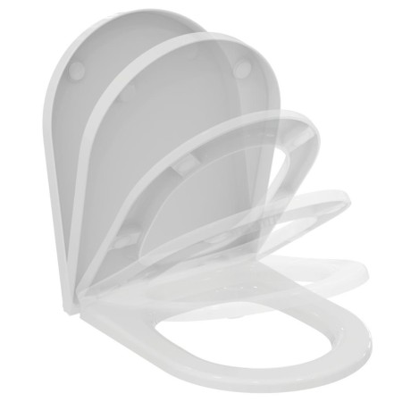 IDEAL STANDARD BLEND CURVE SEDILE A CHIUSURA RALLENTATA BIANCO OPACO