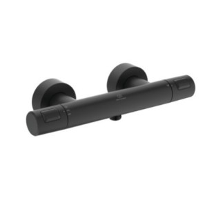 IDEAL STANDARD CERATHERM T25 MISCELATORE TERMOSTATICO ESTERNO PER DOCCIA NERO OPACO