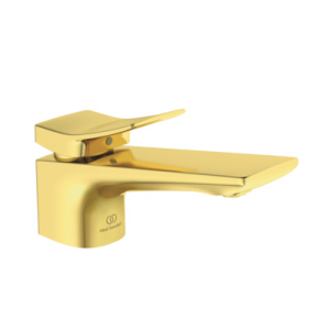 IDEAL STANDARD CONCA MISCELATORE LAVABO MONOCOMANDO BRUSHED GOLD