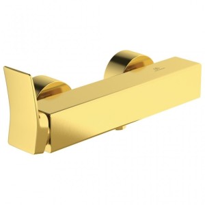 IDEAL STANDARD CONCA MISCELATORE MONOCOMANDO ESTERNO DOCCIA BRUSHED GOLD
