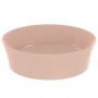 IDEAL STANDARD IPALYSS LAVABO ULTRASOTTILE TONDO 400X400 MM DA APPOGGIO ROSA PALLIDO