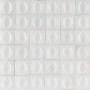 RAGNO CERAMICHE GLEEZE BIANCO STRUTTURA EGG 3D GLOSSY 10X10