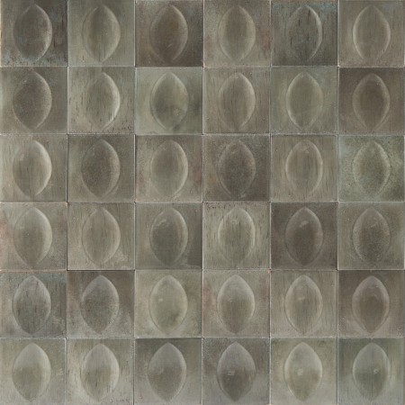 RAGNO CERAMICHE GLEEZE GRIGIO STRUTTURA EGG 3D GLOSSY 10X10