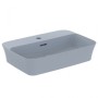 IDEAL STANDARD IPALYSS LAVABO ULTRASOTTILE RETTANGOLARE 550X380 MM DA APPOGGIO C/FORO TROPPOPIENO POLVERE