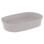 IDEAL STANDARD IPALYSS LAVABO ULTRASOTTILE OVALE 600X380 MM DA APPOGGIO CEMENTO