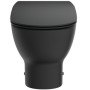 IDEAL STANDARD TESI VASO A TERRA FILO PARETE C/SISTEMA AQUABLADE C/COPRIVASO SLIM SOFT-CLOSE NERO OPACO