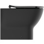 IDEAL STANDARD TESI VASO A TERRA FILO PARETE C/SISTEMA AQUABLADE C/COPRIVASO SLIM SOFT-CLOSE NERO OPACO