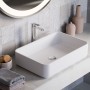 KAROL LAVABO APPOGGIO RETTANGOLARE 56,5X37,5 BIANCO