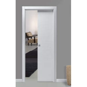 FISSORE.com CAMELIA BIANCO MATRIX PORTA SCORREVOLE INTERNO MURO