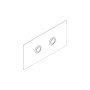 AQUAELITE ROCK SOFFIONE INCASSO A CONTROSOFFITTO 550X400MM 3 FUNZIONI C/ELETTROVALVOLA SF009 C