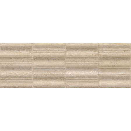 FABULA WALL TRAVERTINO STRUTTURA 3D GENTLE MATT 33X100 Rektifizierte