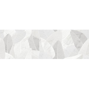 FABULA WALL DECORO GLAM BIANCO TOUCH 33X100 Rektifizierte