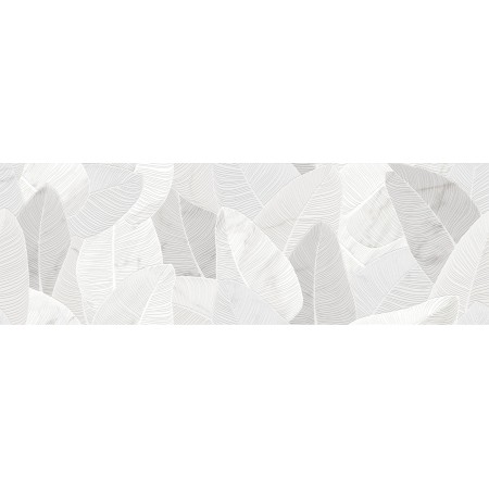 FABULA WALL DECORO GLAM BIANCO TOUCH 33X100 Rektifizierte