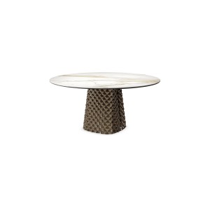 TISCH ATRIUM KERAMIK RUND Ø 158xh73,5 - BRONZE