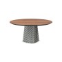 TAVOLO ATRIUM WOOD ROUND Ø 140X74,5 CM - RAUCH